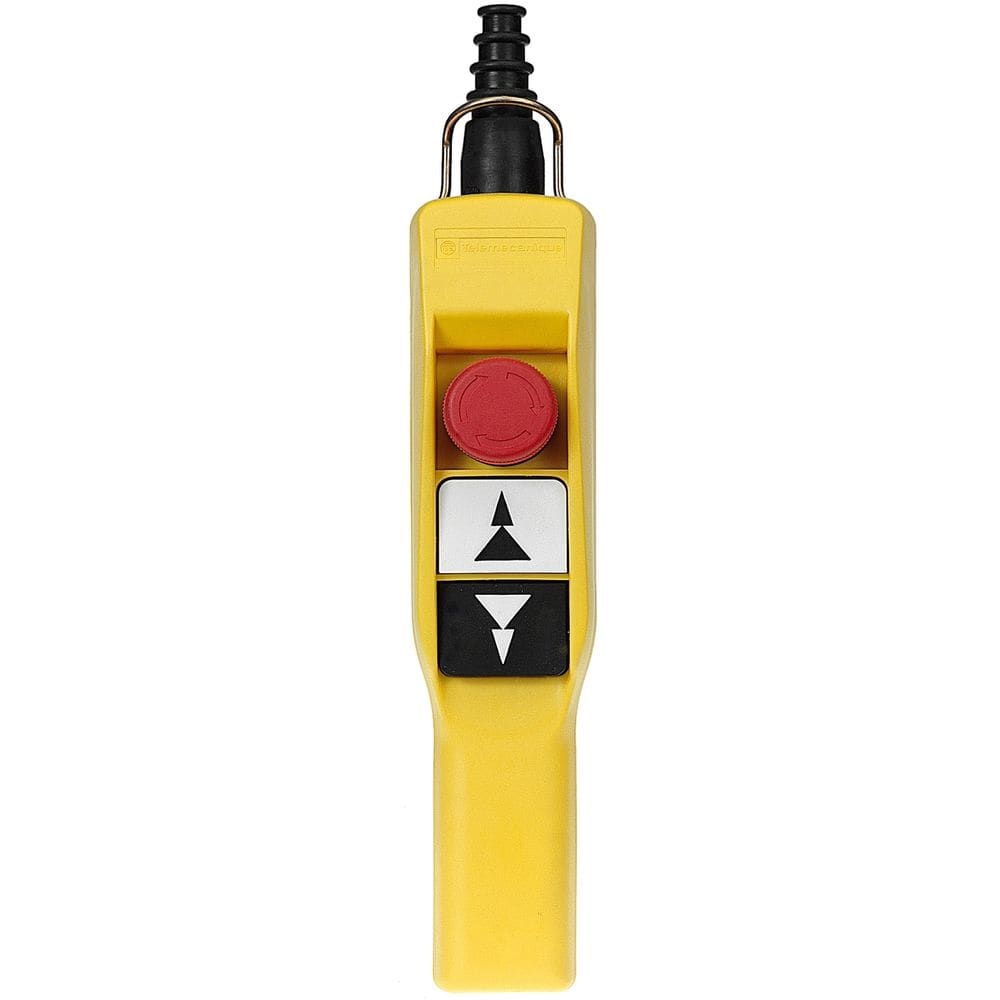 Schneider Automation hangende drukknopkast XAC-A pistol grip - 2 drukknoppen - 1 noodstop XACA2073