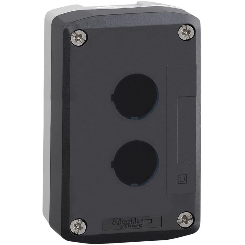 Schneider Automation lege drukknopkast - XAL-D - kunststof - 2 horizontale boringen XALD02