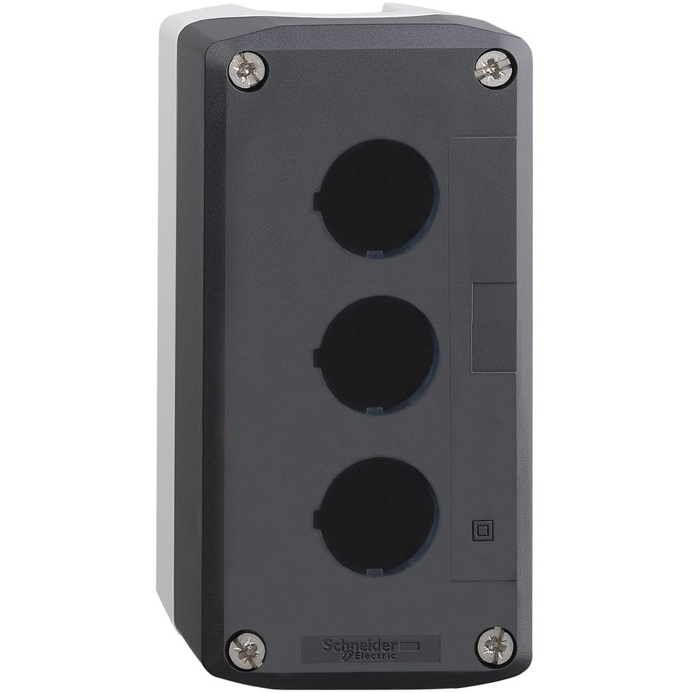 Schneider Automation lege drukknopkast - XAL-D - kunststof - 3 horizontale boringen XALD03