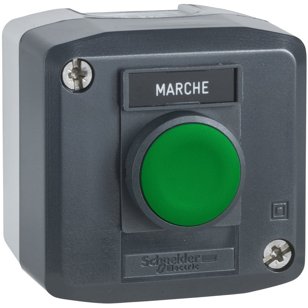 Schneider Automation drukknopkast XAL-D - functie Start of Stop - 1 NO XALD101