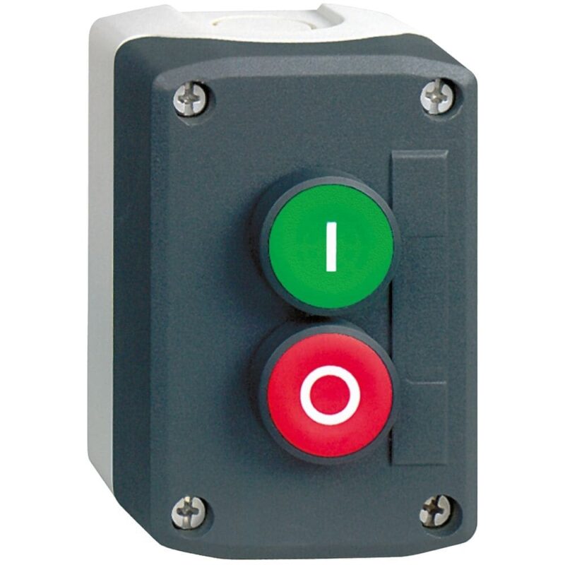 Schneider Automation drukknopkast XAL-D - functie Start of Stop - 1 NC + 1 NO XALD213