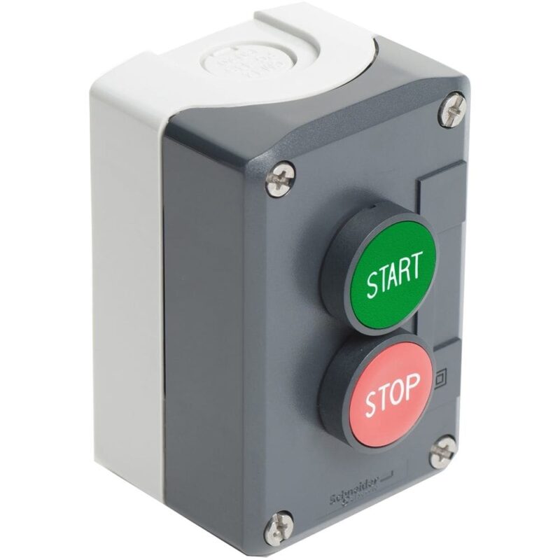 Schneider Automation drukknopkast XAL-D - functie Start of Stop - 1 NC + 1 NO XALD215