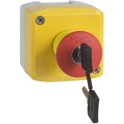 Schneider Automation drukknopkast XAL-K - functie Noodstop - 1 NC + 1 NO XALK188E