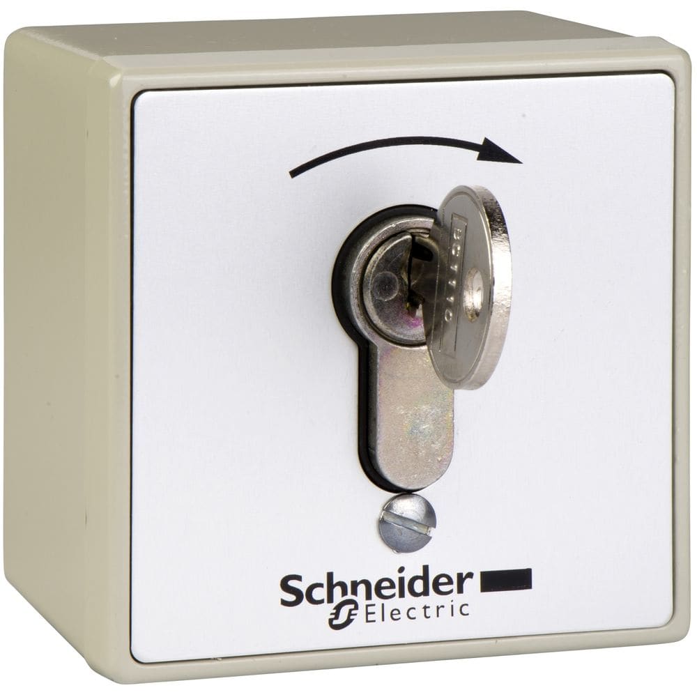 Schneider Automation inbraakveilige opbouw-drukknopkast - XAP-S - met slot XAPS11221N
