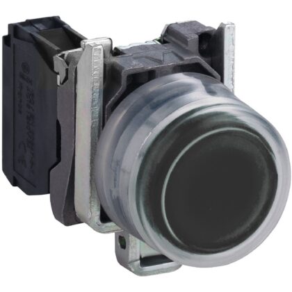 Schneider Automation Drukknop zwart Ø22 - impulscontact - 1NO XB4BP21
