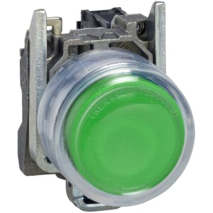 Schneider Automation Drukknop groen Ø22 - impulscontact - 1NO XB4BP31