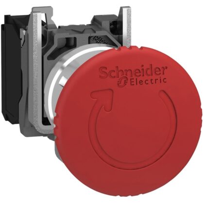 Schneider Automation NOODSTOPKNOP RD T-T-R 40MM XB4BS8442