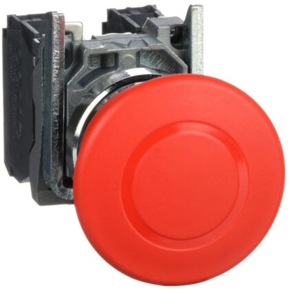 Schneider Automation Noodstop onfraudeerb rood Ø22 - vuistsl Ø40 - duwen-trekken - 1NO + 1NC XB4BT845