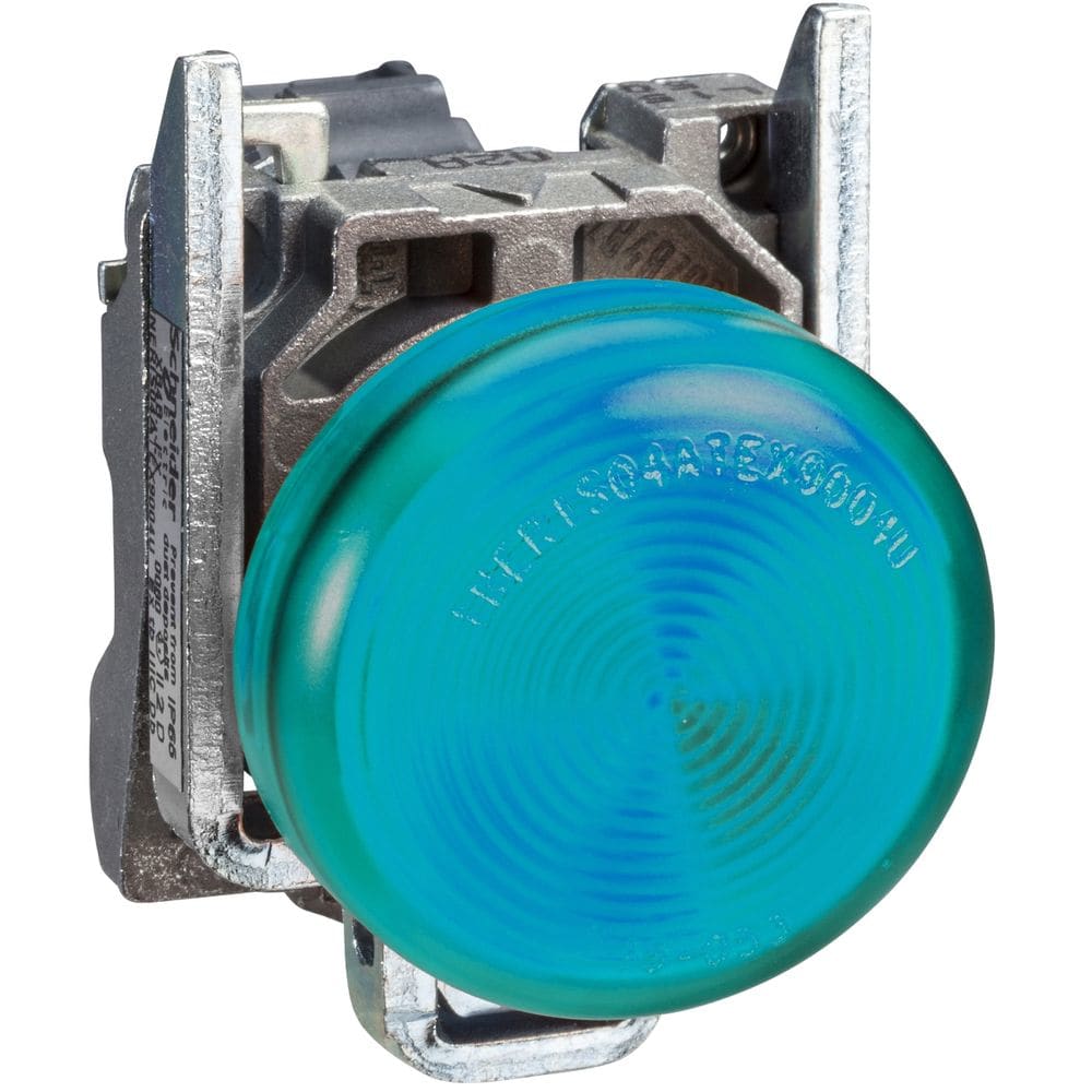Schneider Automation Controlelamp rond Ø22 - IP65 - groen - fitting BA 9s - 250V - klemmen XB4BV63