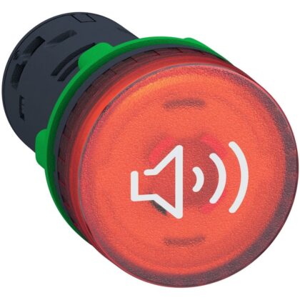 Schneider Automation Verlichte buzzer rood 24V AC/DC continu of puls XB5KS2B4