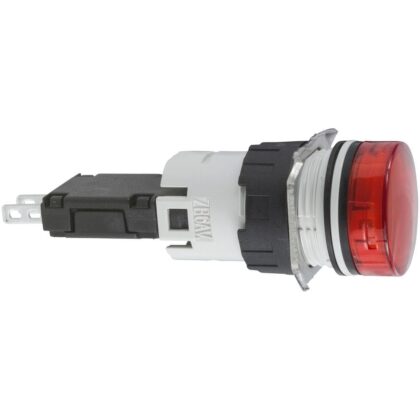 Schneider Automation controlelamp rond Ø16 - IP 65 - rood - ingebouwde LED - 24 V - kabelschoen XB6AV4BB
