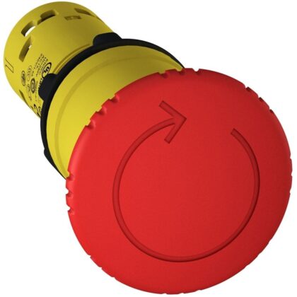 Schneider Automation Noodstop Ø 22 - rood - vuistslagkop Ø 40 mm - draaien om te ontgrendelen - 1 NC XB7NS8442