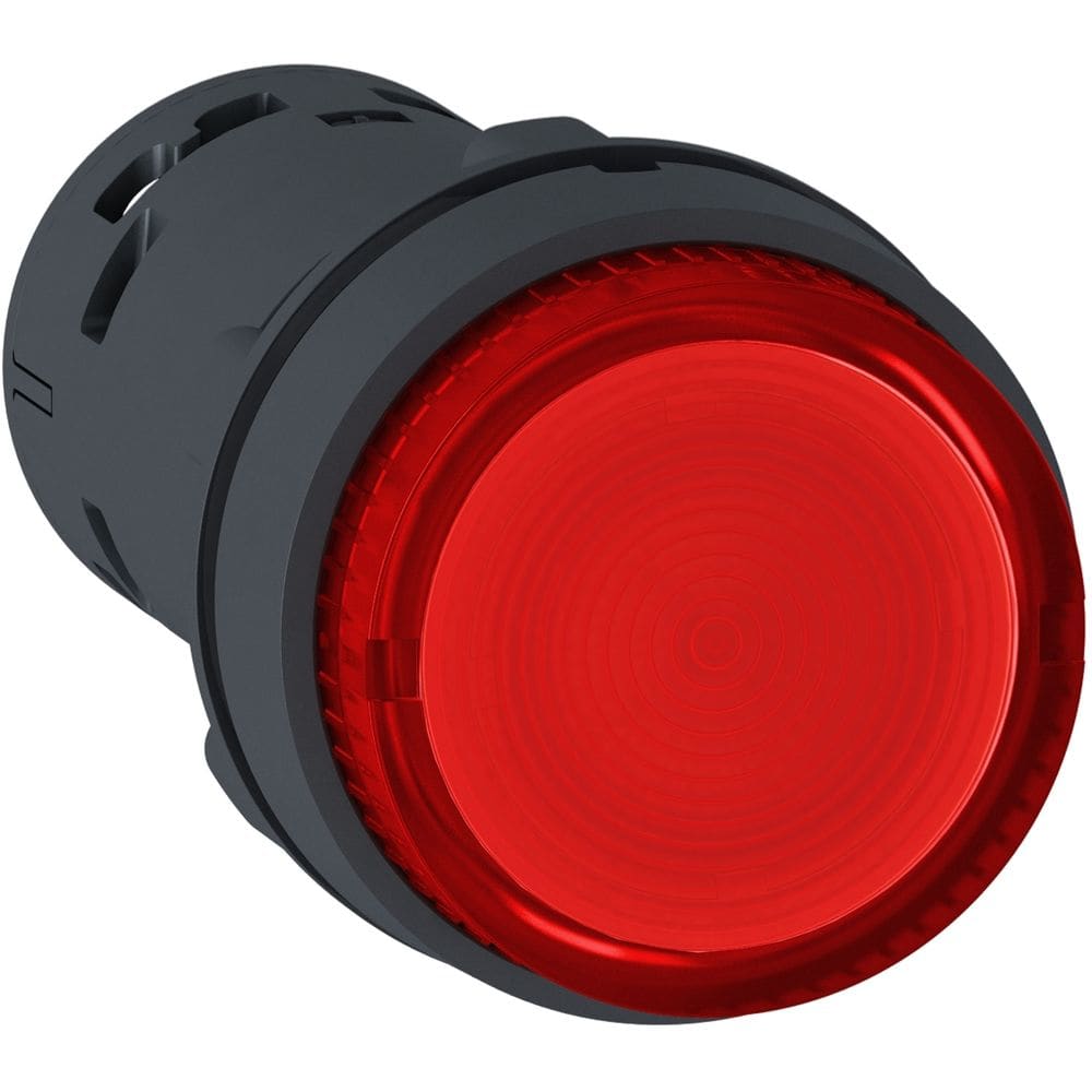 Schneider Automation Verlichte impulsdrukknop - LED -1NO - rood - 230V XB7NW34M1