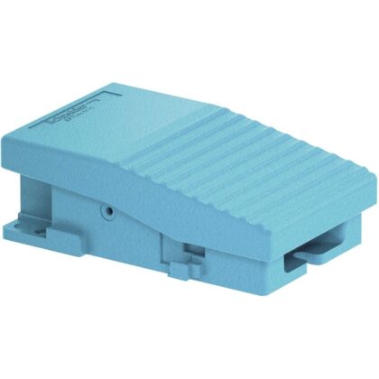 Schneider Automation Enkelvoudige voetschakelaar XPE-M zonder beschermkap metaal blauw 1NC+1NO XPEM110