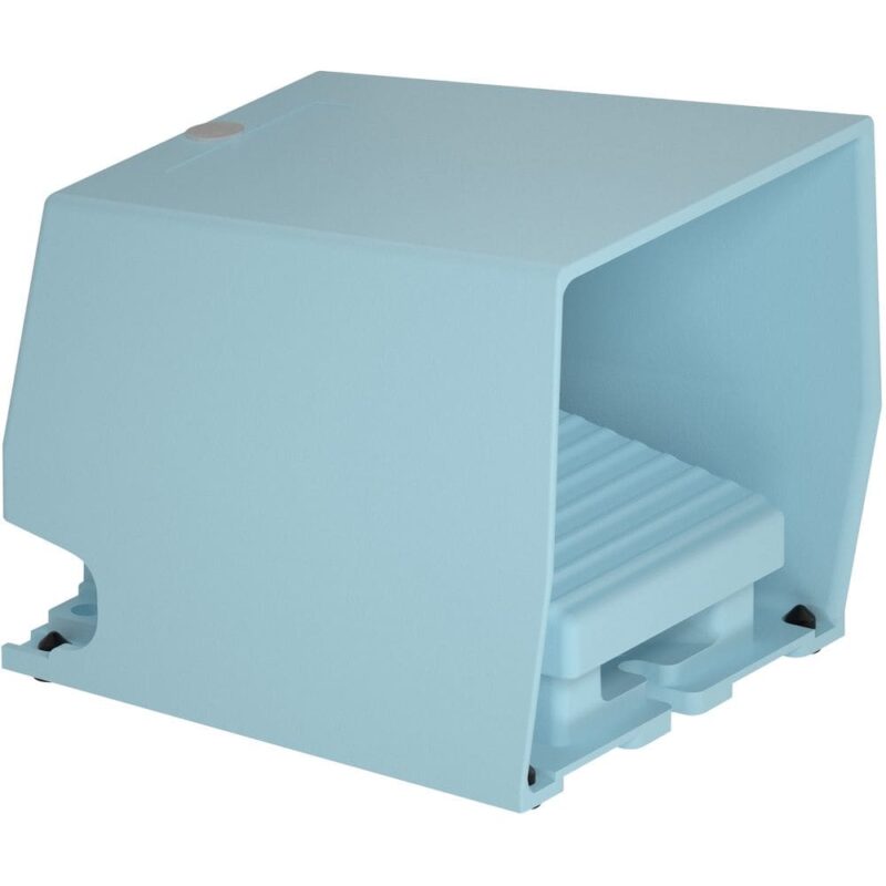 Schneider Automation Enkelvoudige voetschakelaar XPE-M - met beschermkap - metaal - blauw - 1NC+1NO XPEM510