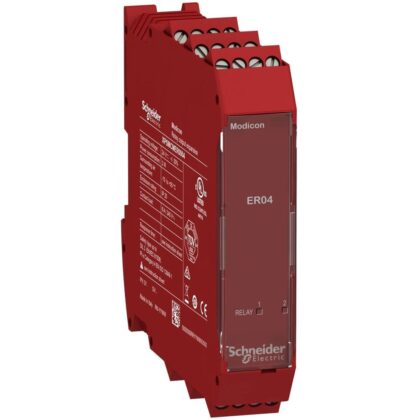 Schneider Automation Afzonderlijk module 4 relais uitgangen (dubbel)