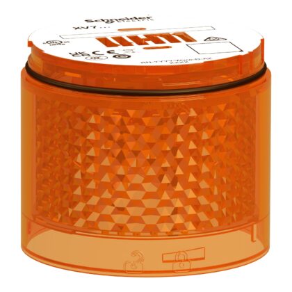 Schneider Automation Harmony XVB7 - Modulair - lichtmodule - oranje -Ø 70mm - knipperlicht - lens XVB7C55