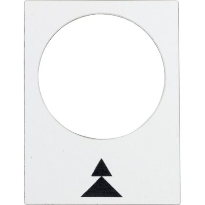 Schneider Automation Etiket - 30 x 40mm - wit - rechts LS-HS ZB2BY4909