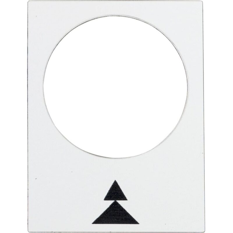 Schneider Automation Etiket - 30 x 40mm - wit - rechts LS-HS ZB2BY4909