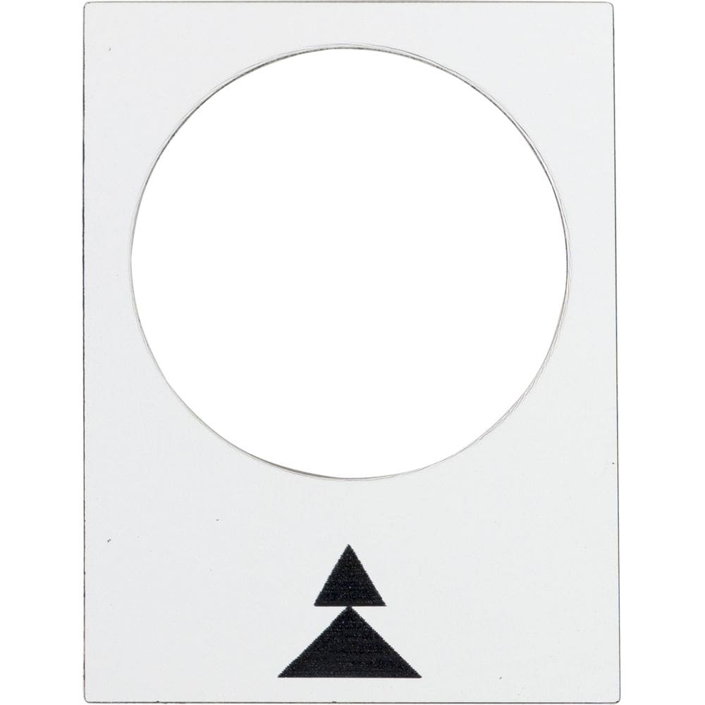 Schneider Automation Etiket - 30 x 40mm - wit - rechts LS-HS ZB2BY4909