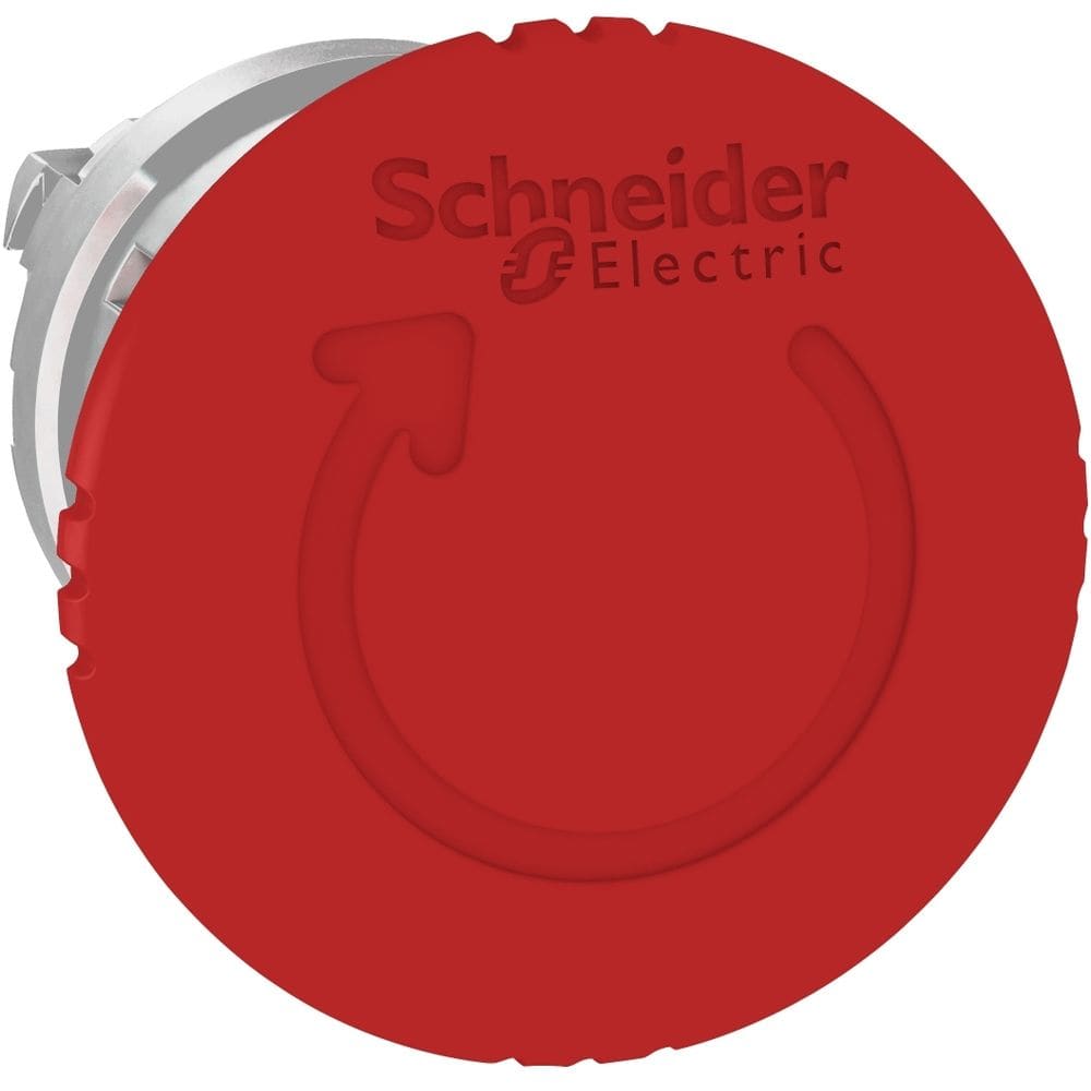 Schneider Automation Kop voor noodstop Ø40 draaien om te ontgrendelen Ø22 rood zonder markering ZB4BS844