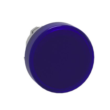 Schneider Automation Kop voor lampje - Ø22 - rond - glad kapje blauw ZB4BV063