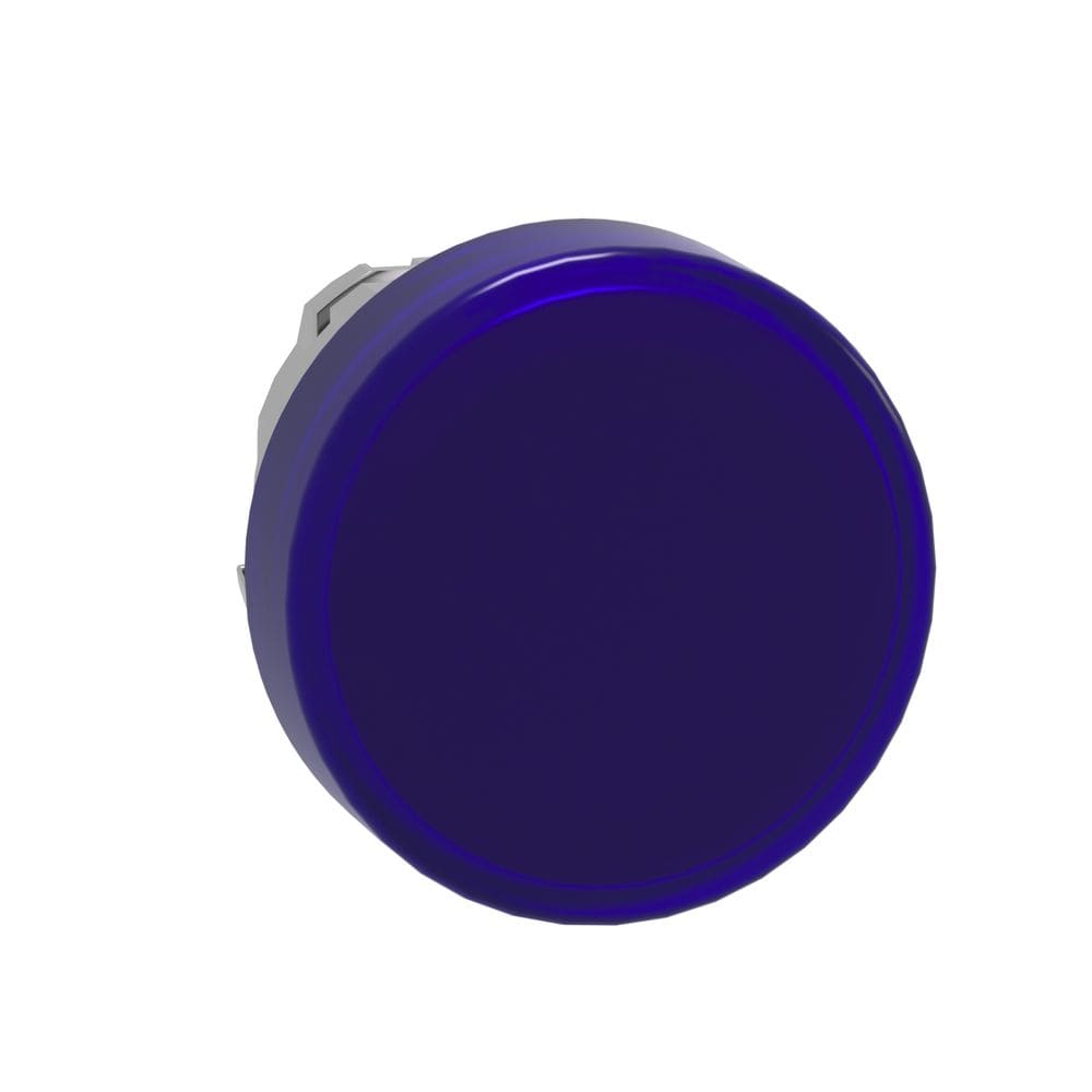 Schneider Automation Kop voor lampje - Ø22 - rond - glad kapje blauw ZB4BV063