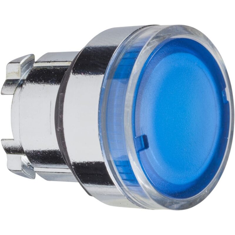 Schneider Automation Kop voor verlichte drukknop - Ø22 - blauw - zonder markering ZB4BW36