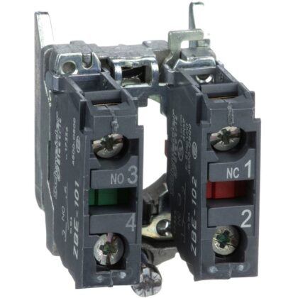 Schneider Automation Lichaam voor drukknop - Ø22 - 1NC + 1NO ZB4BZ105