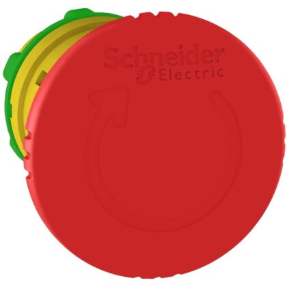 Schneider Automation kop voor noodstop Ø40 - draaien om te ontgrendelen - Ø22 - rood - zonder mark. ZB5AS844