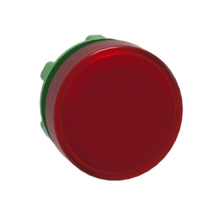 Schneider Automation kop voor lampje - Ø22 - rond - glad kapje rood ZB5AV043