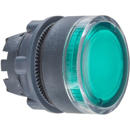 Schneider Automation kop voor verlichte drukknop - Ø22 - groen - zonder markering ZB5AW33
