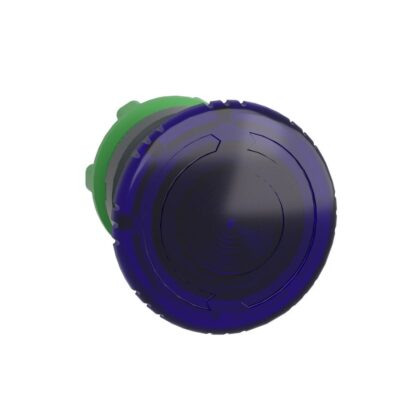 Schneider Automation kop drukknop Ø 40 - draaiontgrendeling - Ø 22 - blauw ZB5AW763