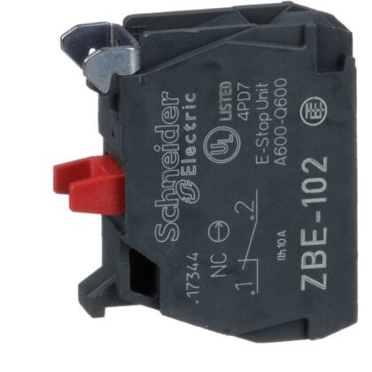 Schneider Automation Contactelement drukknop ZBE Ø22 1NC ZBE102