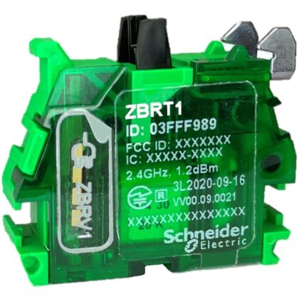 Schneider Automation Zender voor de draadl. en batterijloze drukkn. - bevestigingskraag niet inbegr. ZBRT1