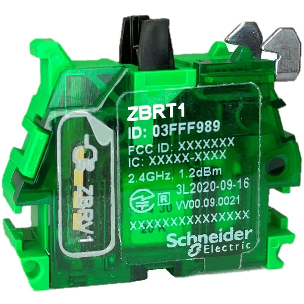 Schneider Automation Zender voor de draadl. en batterijloze drukkn. - bevestigingskraag niet inbegr. ZBRT1
