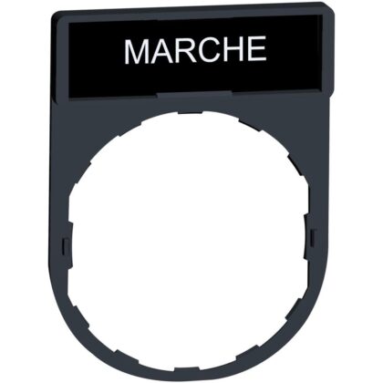 Schneider Automation Etikethouder 30x40mm standaard - Ø22 - met etiket MARCHE ZBY2103