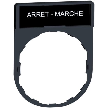 Schneider Automation Etikethouder 30x40mm standaard - Ø22 - met etiket ARRET-MARCHE ZBY2166