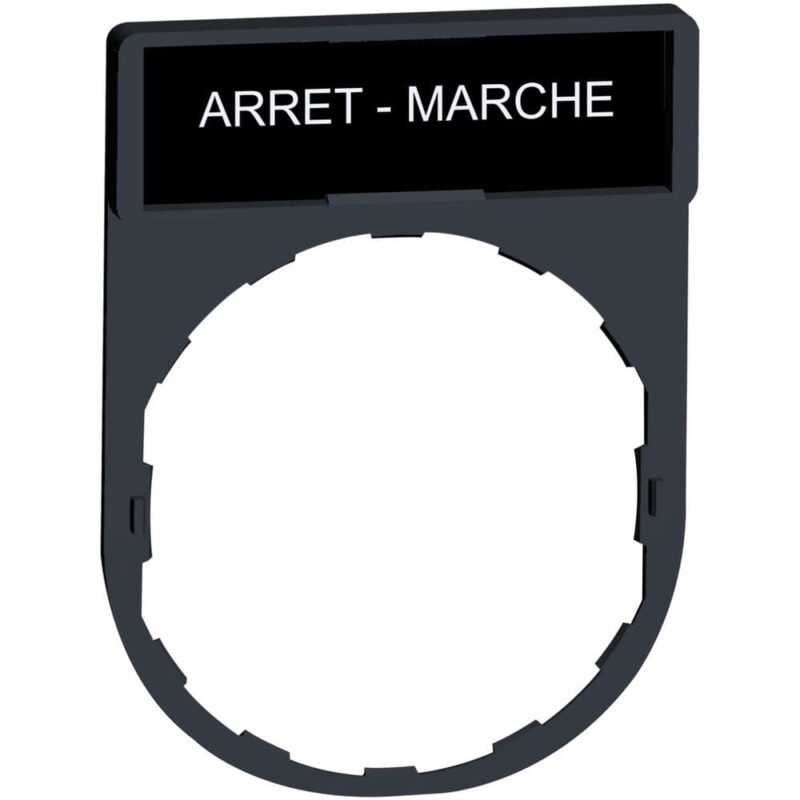 Schneider Automation Etikethouder 30x40mm standaard - Ø22 - met etiket ARRET-MARCHE ZBY2166