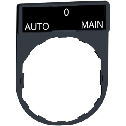 Schneider Automation Etikethouder 30x40mm standaard - Ø22 - met etiket AUTO-O-MAIN ZBY2185
