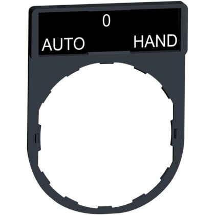 Schneider Automation Etikethouder 30x40mm standaard - Ø22 - met etiket AUTO-O-HAND ZBY2385