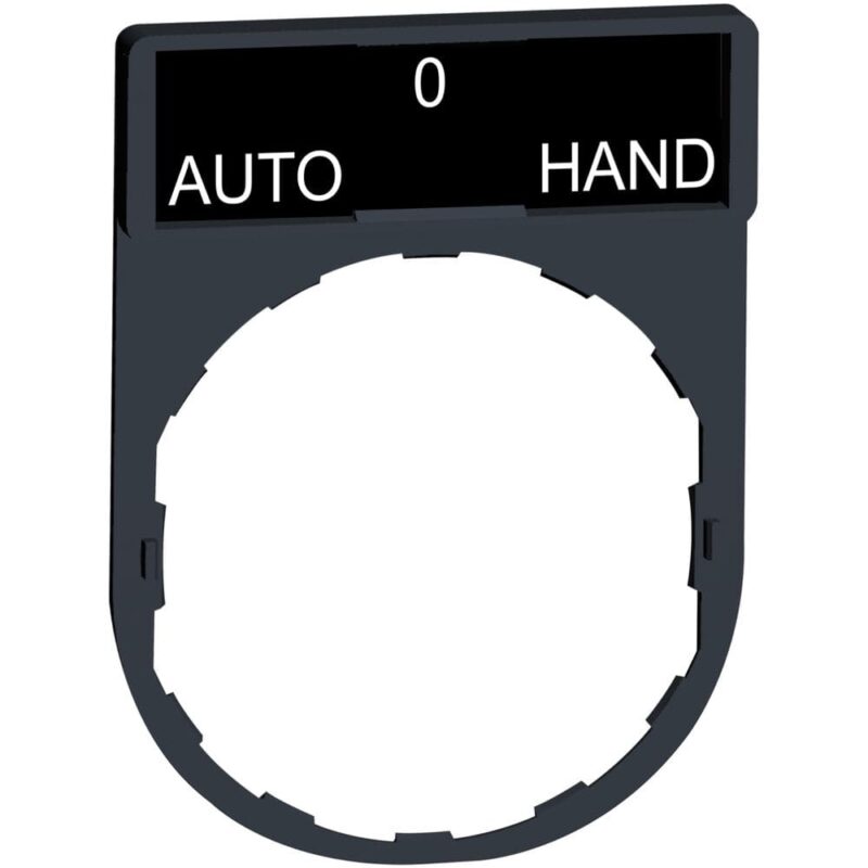 Schneider Automation Etikethouder 30x40mm standaard - Ø22 - met etiket AUTO-O-HAND ZBY2385