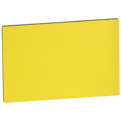 Schneider Automation Etiket zonder markering 18x27mm - Ø22 - te graveren - witte en gele zijde ZBY5102
