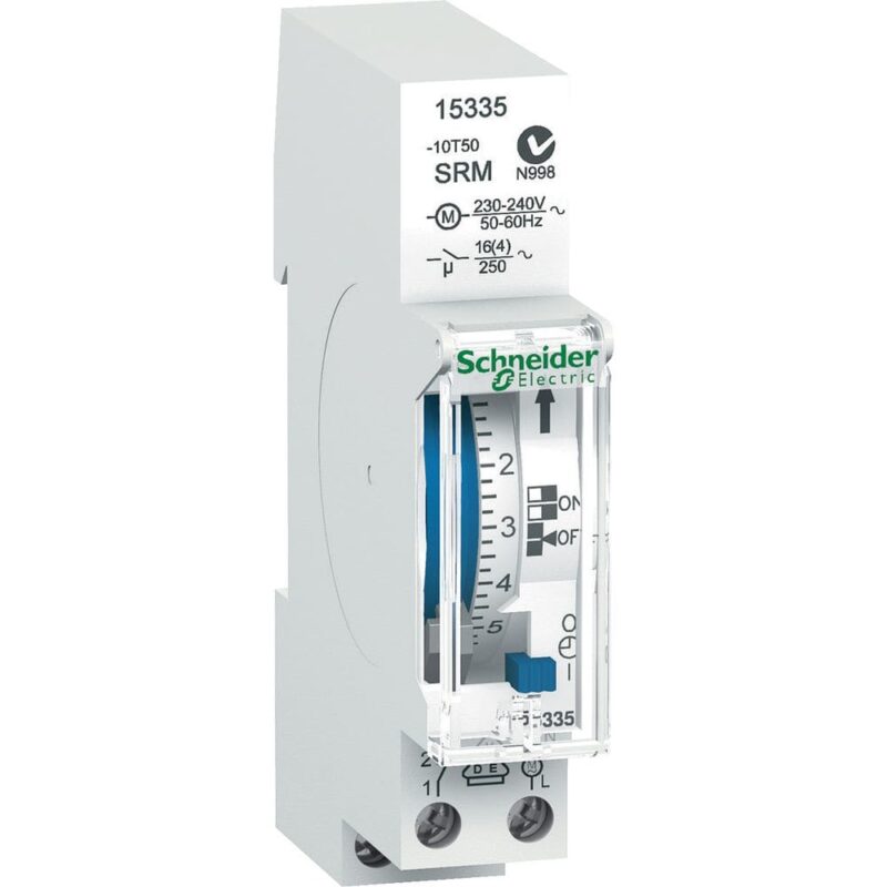 Schneider Distribution Mechanische schakelklok IH - 24 u - 1 kanaal 15335