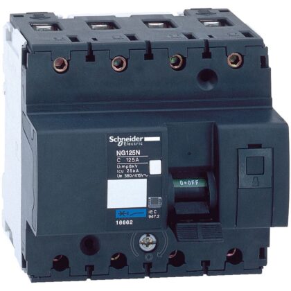 Schneider Distribution automaat Multi 9 -NG125N - 4P - 100 A - curve C 18660