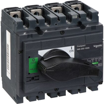 Schneider Distribution lastscheider - Interpact INS250 - 4P - 100 A 31101