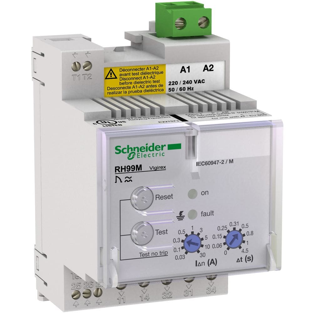 Schneider Distribution Differentieelbeschermingsrelais RH99M hand herwapening 0