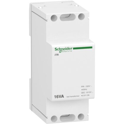 Schneider Distribution modulaire beltransfomator iTR - 230 V 50..60 Hz - output 8..12 V - 16 VA A9A15212