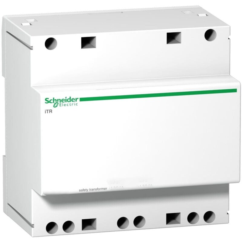 Schneider Distribution modulaire veiligheidstransfomator iTR-230 V 50..60 Hz-output 12..24 V-63 VA A9A15222