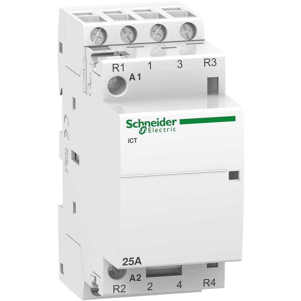 Schneider Distribution Vermogenscontactor 25A - 4P - 230V - AUTO - 2NO/2NG A9C20838